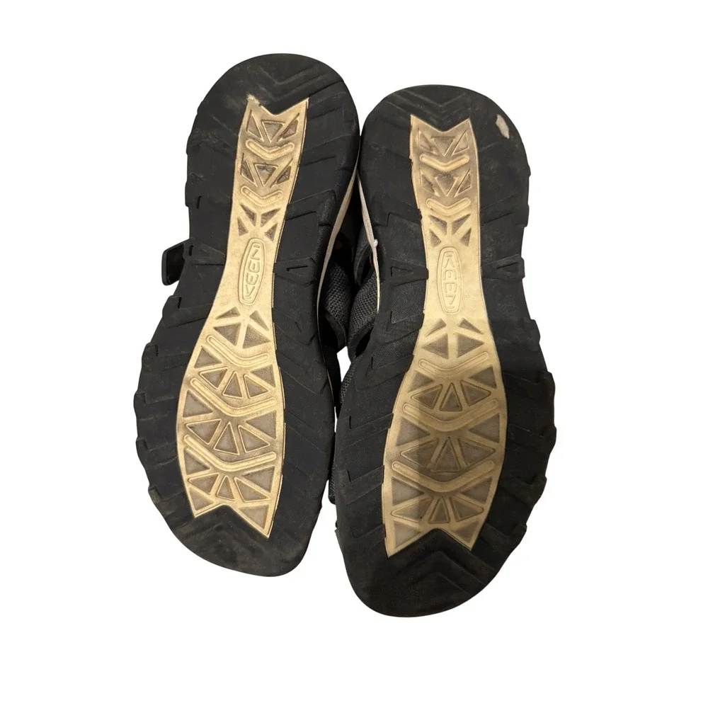 Keen Newport Neo H2 Sandals‎ Kid 4 Gray Red Black Hiking Outdoors Athletic
